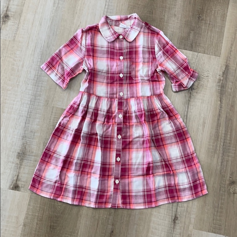 GAP Kids Pink Flannel Dress